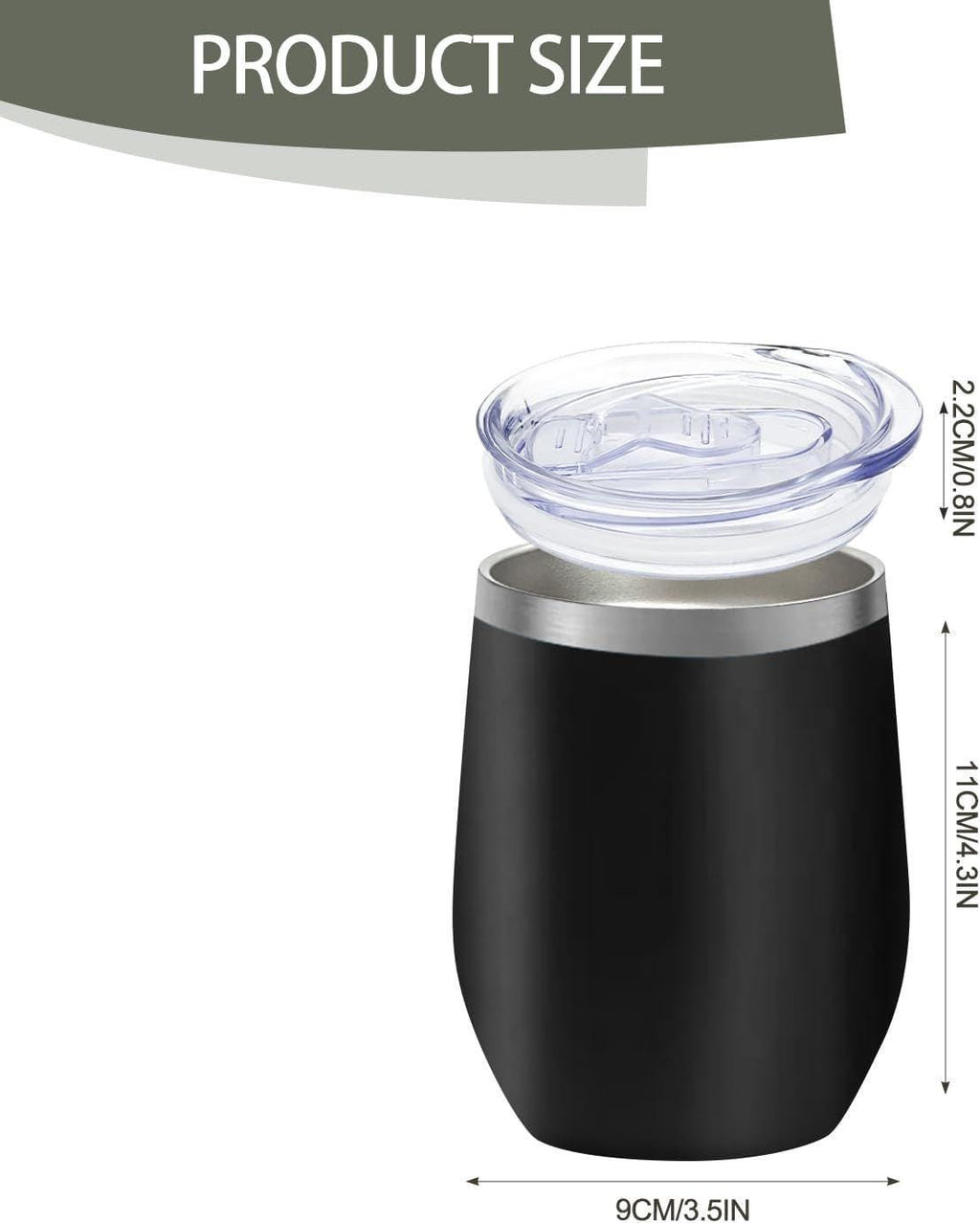 Brinkley RV Wine Tumbler, 12oz Insulated Metal Cup