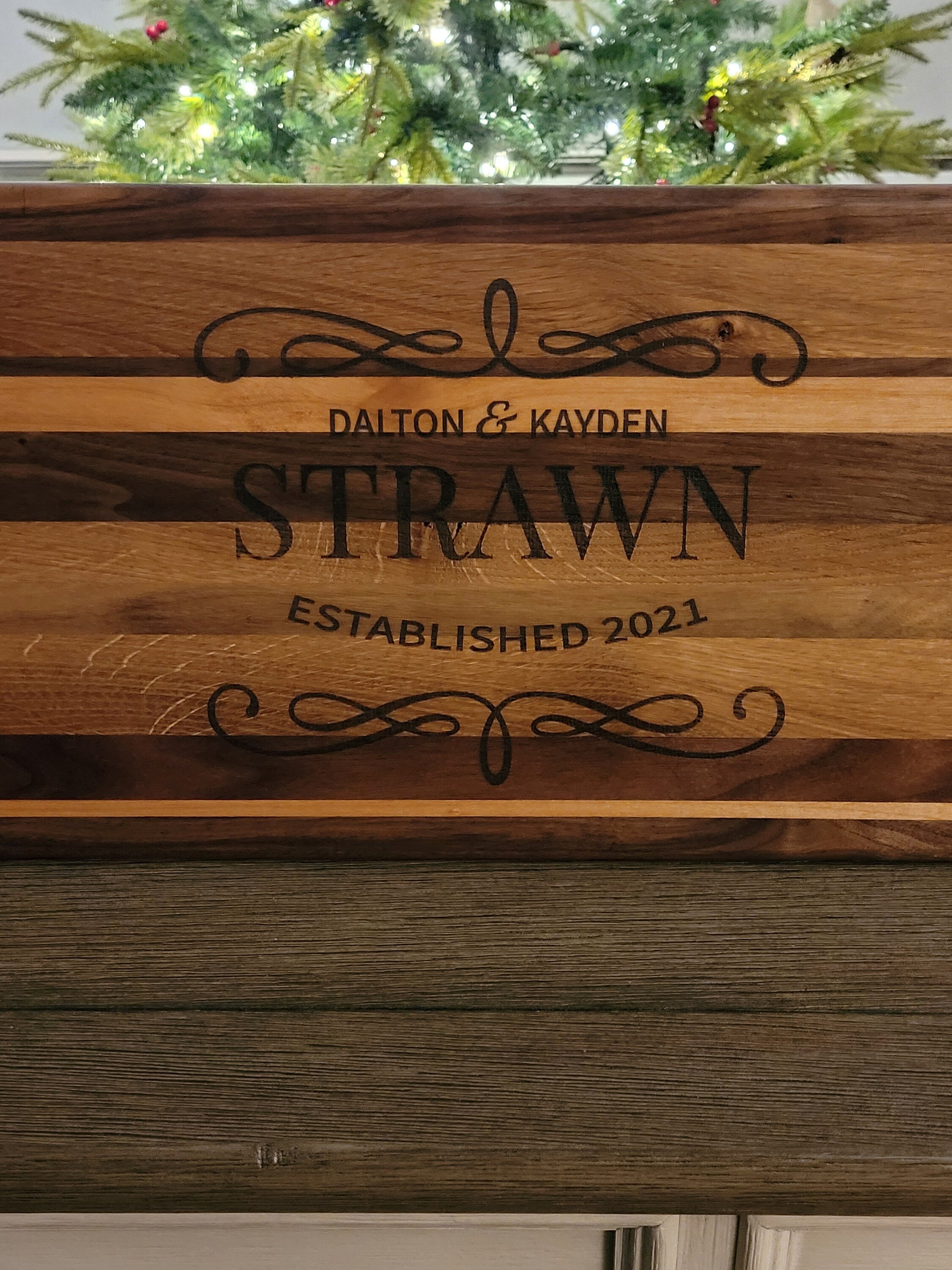 Handmade Cutting Board and 4 Piece Coaster set