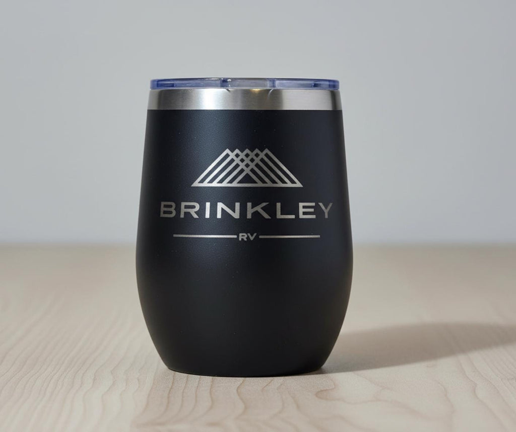 Brinkley RV Wine Tumbler, 12oz Insulated Metal Cup