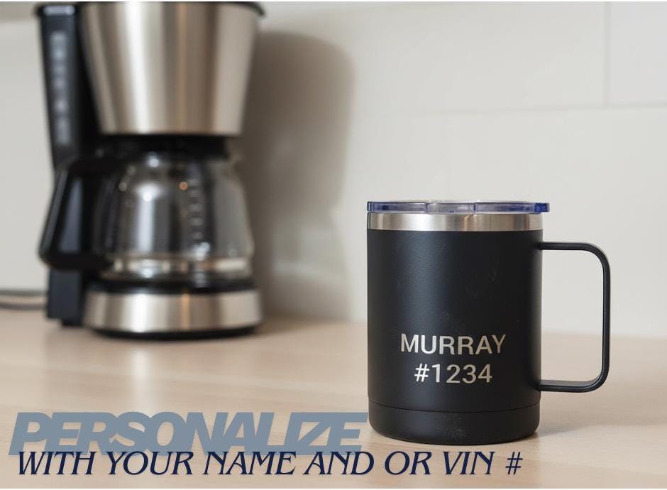 Brinkley RV Coffee Tumbler, 12oz Metal Travel Cup