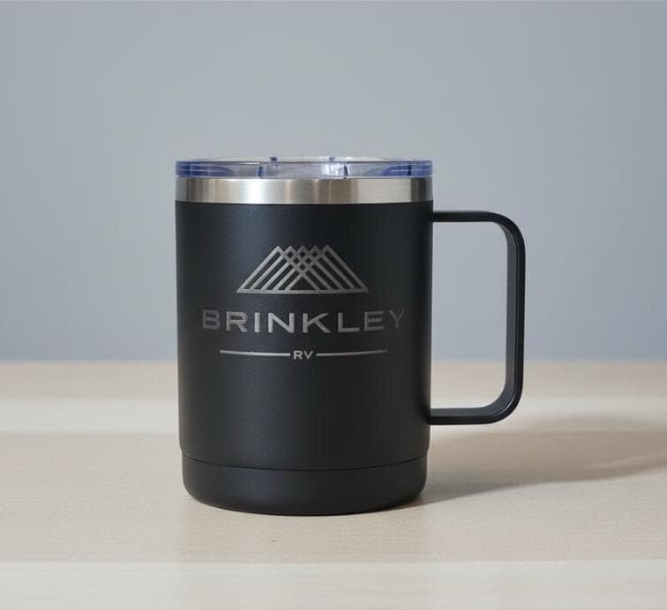 Brinkley RV Coffee Tumbler, 12oz Metal Travel Cup