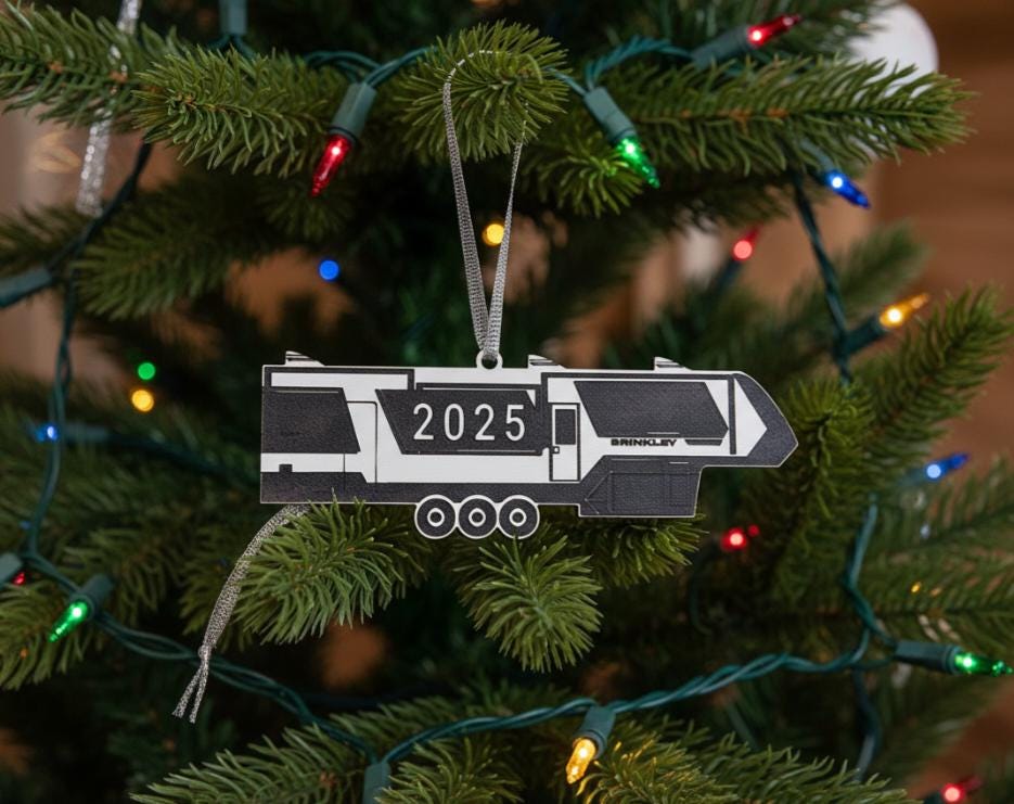 Brinkley RV Christmas Ornament