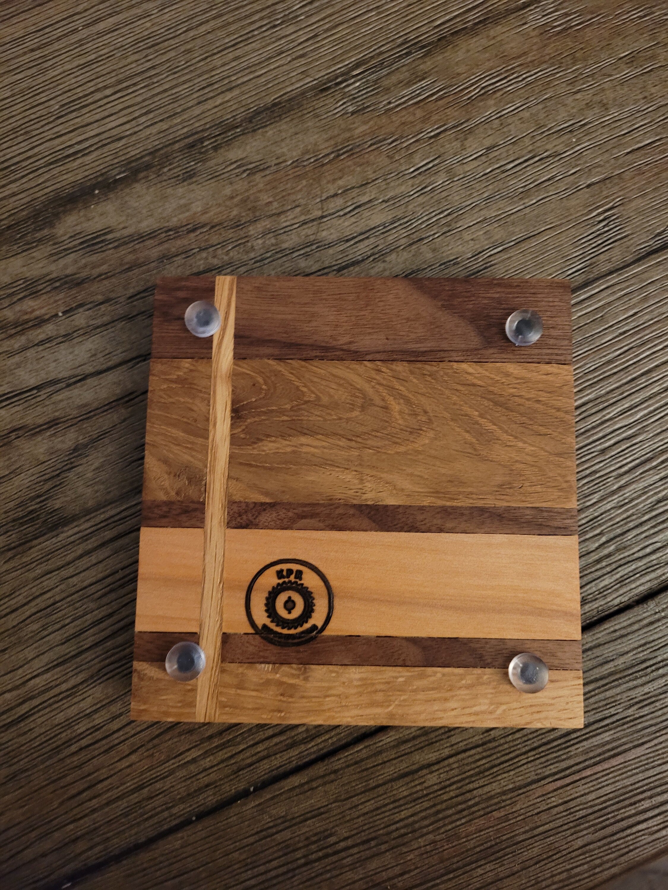 Handmade Coasters set of 4 with holder