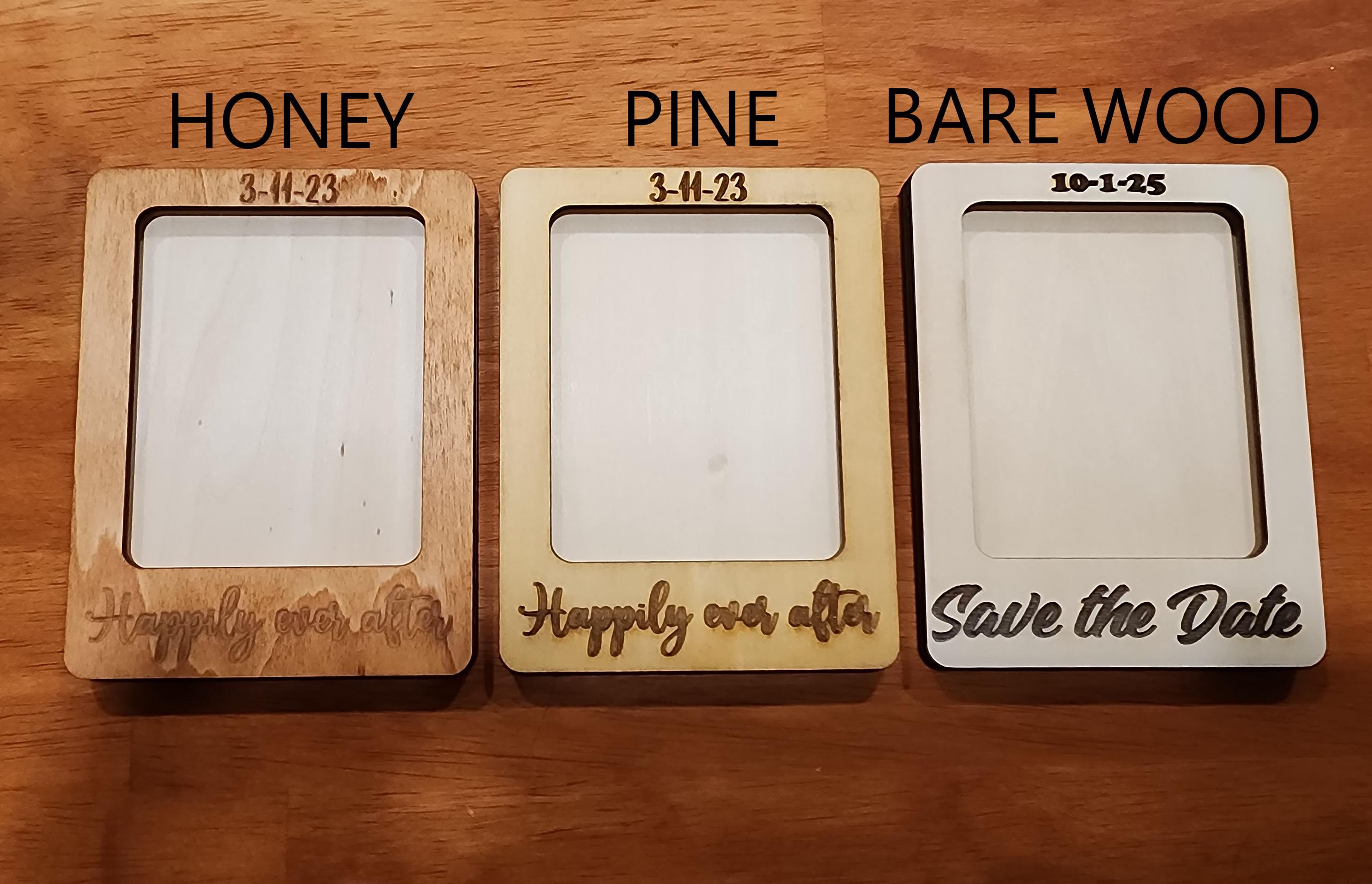 School photo magnet holder, 2.5" x 3.5" With Acrylic name